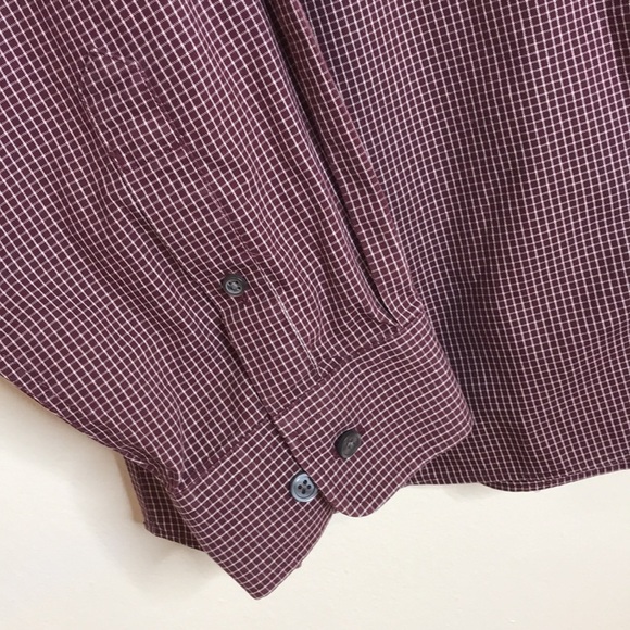 Eddie Bauer mens wrinkle resistant long sleeve button down cotton shirt - Picture 5 of 10